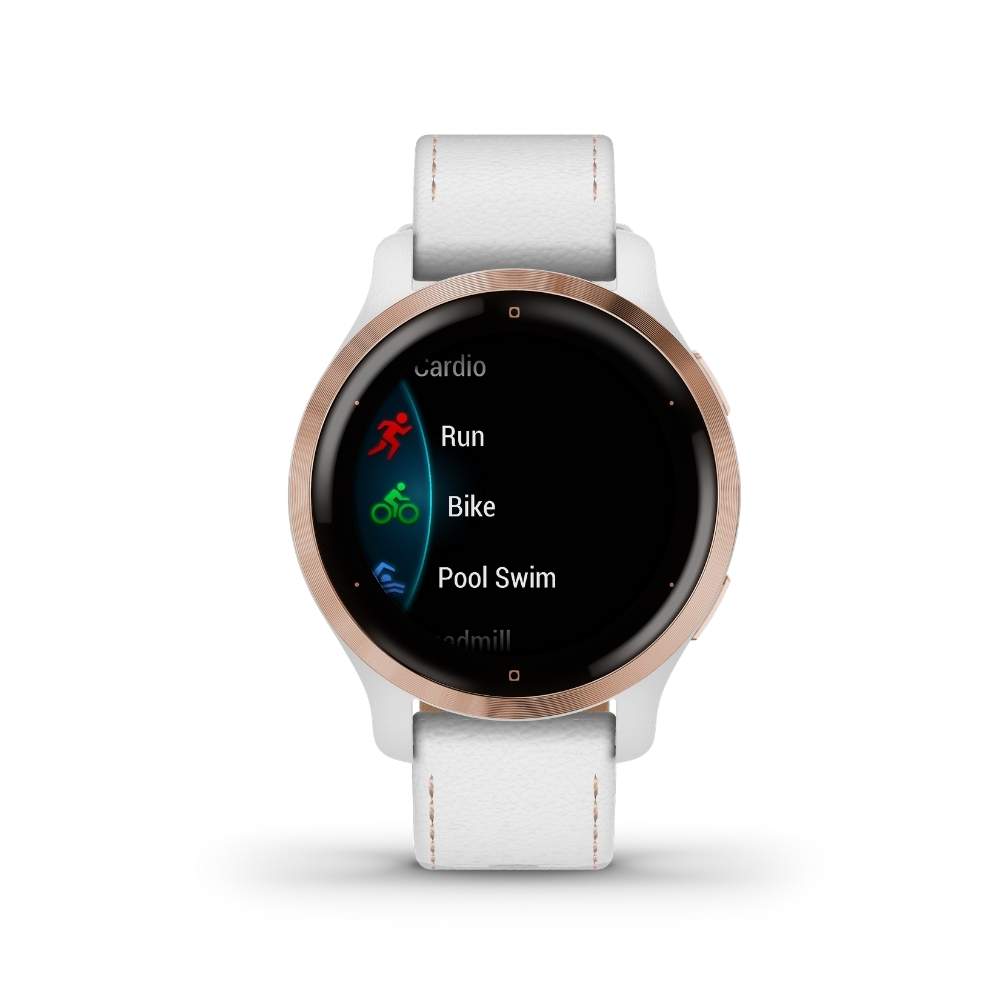 Garmin Venu 2S ruusukulta ja valkoinen, Amoled GPS-älykello 010-02429-23 - Garmin - Laatukoru