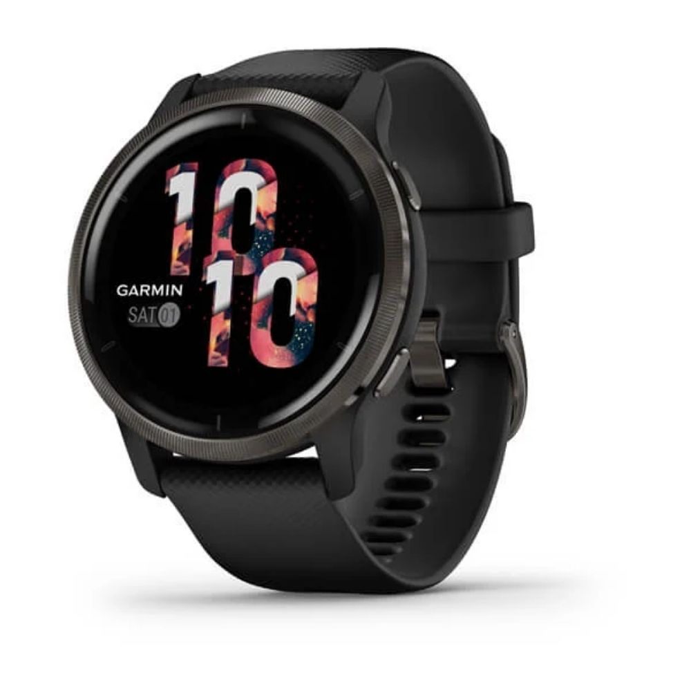 Garmin Venu 2 black, Amoled GPS smart watch 010-02430-11