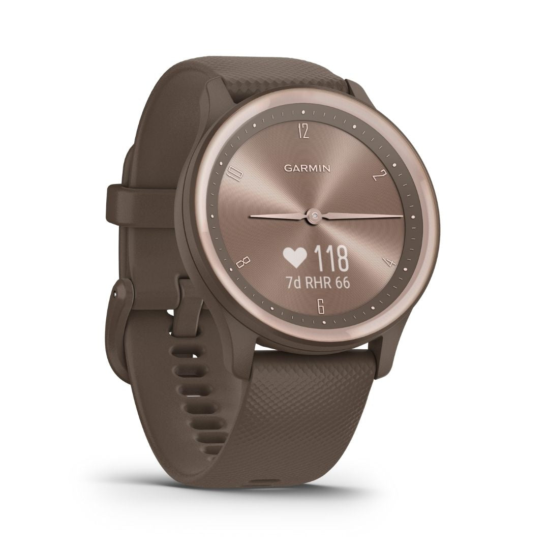 Garmin Vivomove Sport kaakao ja persikkakulta 40 mm, hybridiälykello 010-02566-02