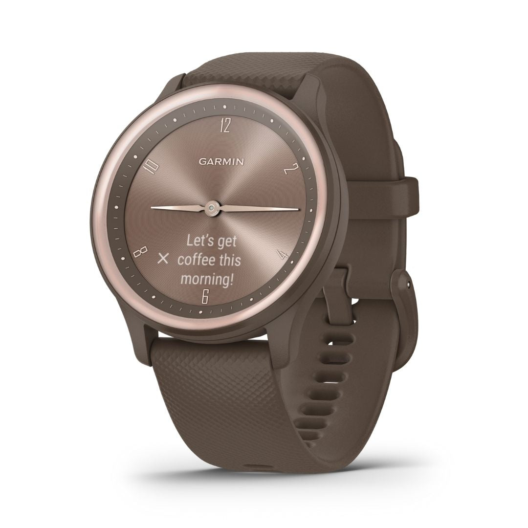 Garmin Vivomove Sport kaakao ja persikkakulta 40 mm, hybridiälykello 010-02566-02