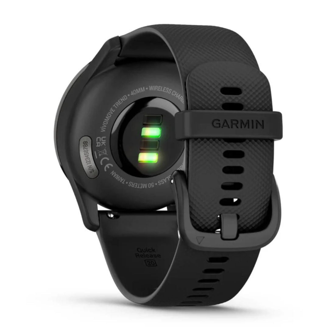 Garmin Vivomove Trend, grafiitinharmaa ja musta, hybridiälykello 010-02665-00