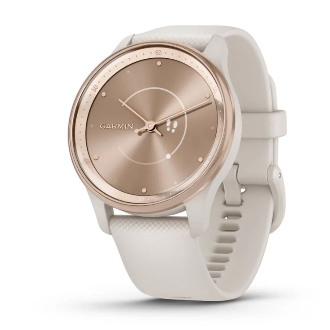 Garmin Vivomove Trend, ruusukulta ja norsunluun vaalea, hybridiälykello 010-02665-01