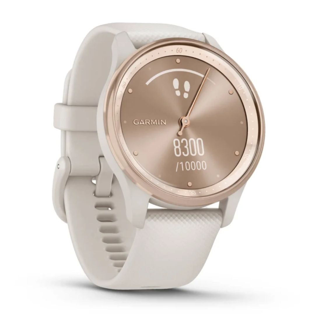 Garmin Vivomove Trend, ruusukulta ja norsunluun vaalea, hybridiälykello 010-02665-01