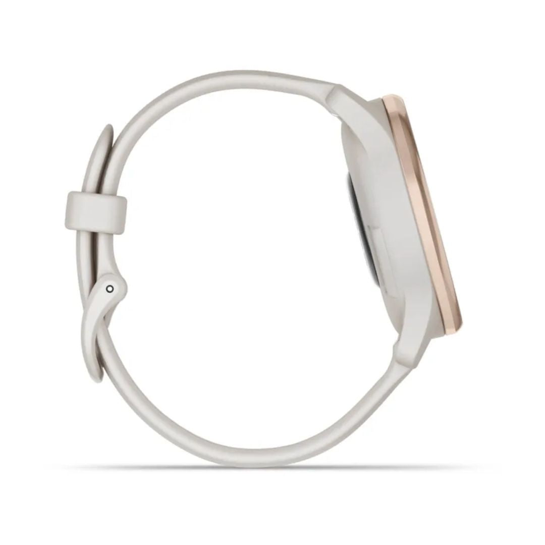 Garmin Vivomove Trend, ruusukulta ja norsunluun vaalea, hybridiälykello 010-02665-01