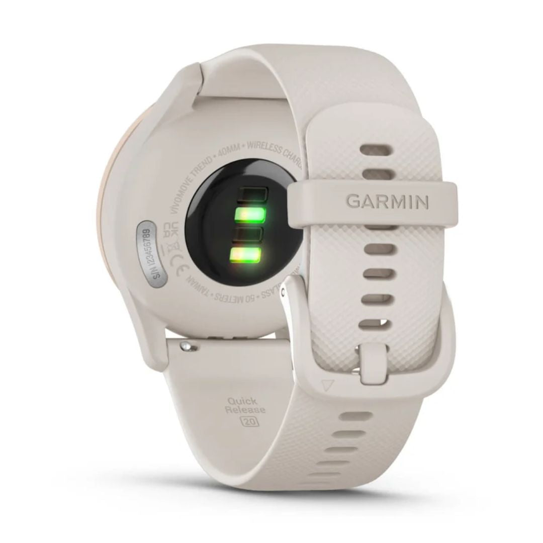 Garmin Vivomove Trend, ruusukulta ja norsunluun vaalea, hybridiälykello 010-02665-01