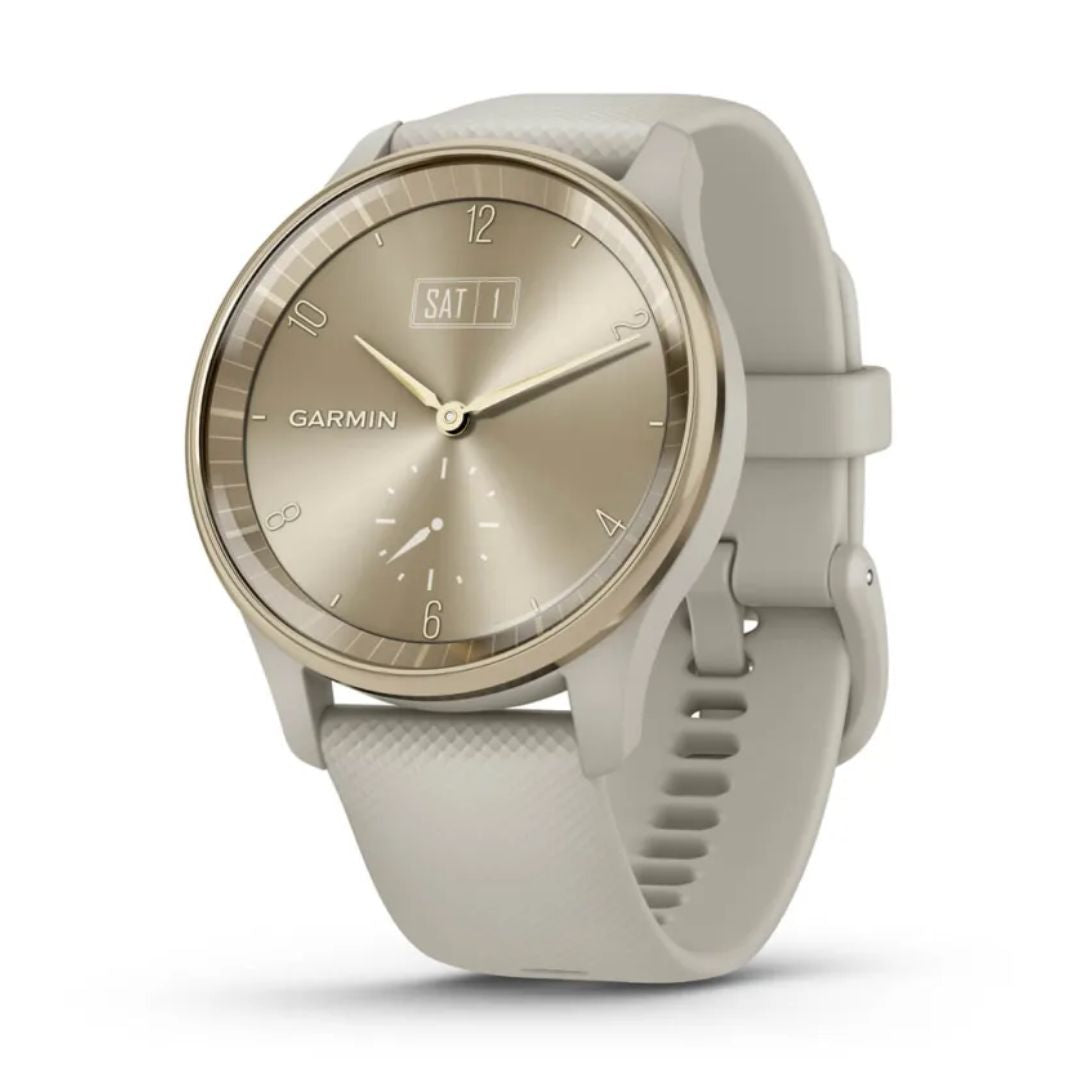 Garmin Vivomove Trend, vaalea kulta ja harmaa, hybridiälykello 010-02665-02