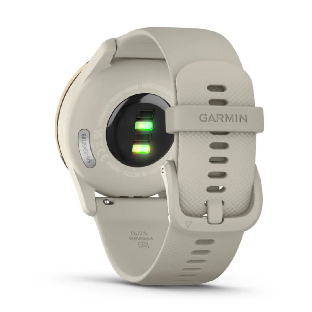 Garmin Vivomove Trend, vaalea kulta ja harmaa, hybridiälykello 010-02665-02