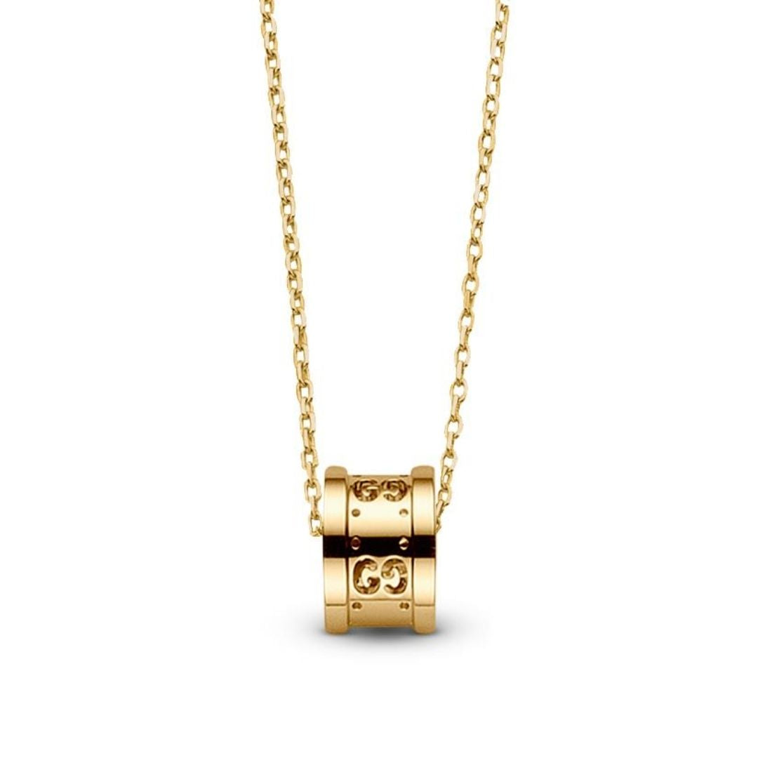 Gucci Icon Twirl Pendant kaulakoru, keltakultaa, 086YBB214169002