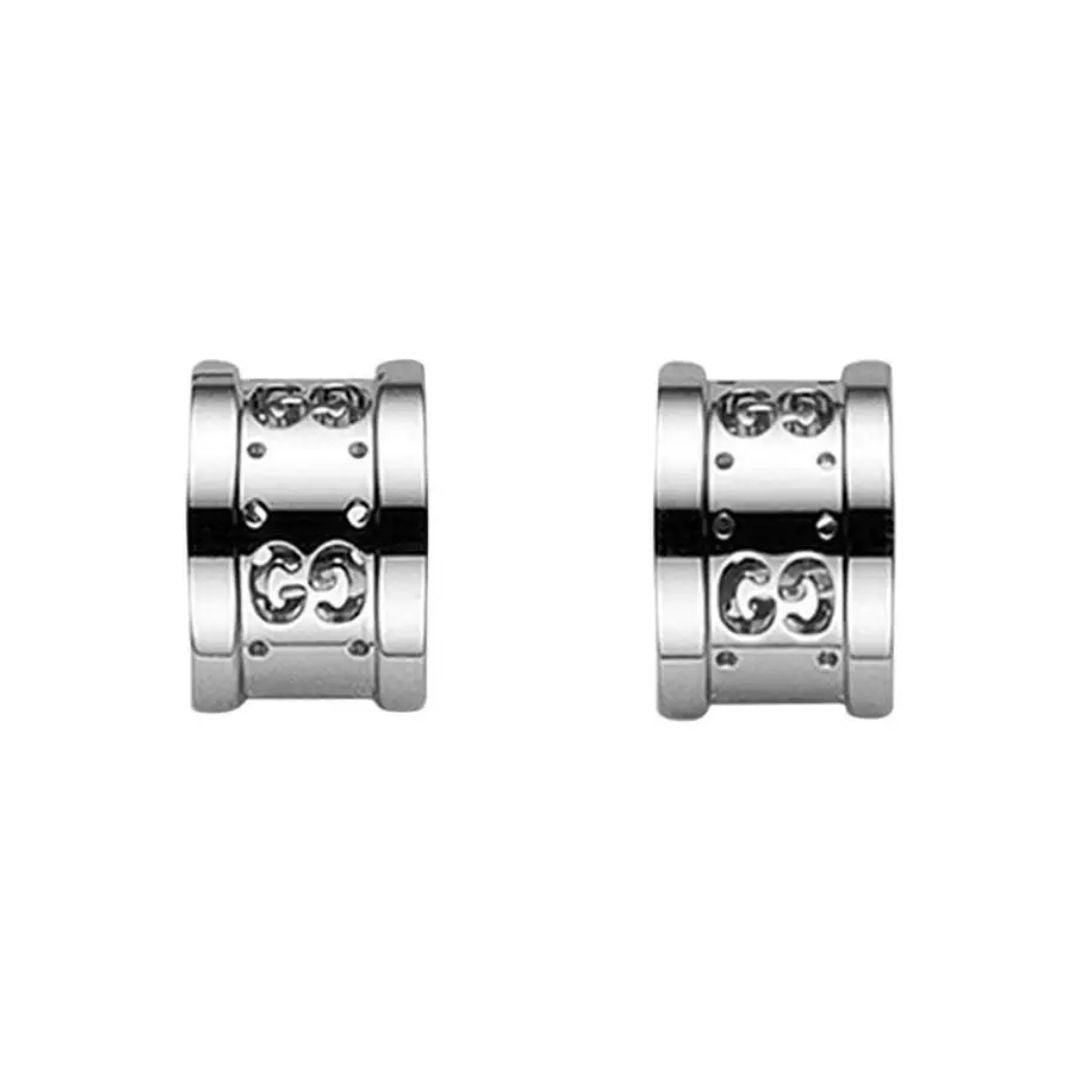Gucci white gold earrings hotsell