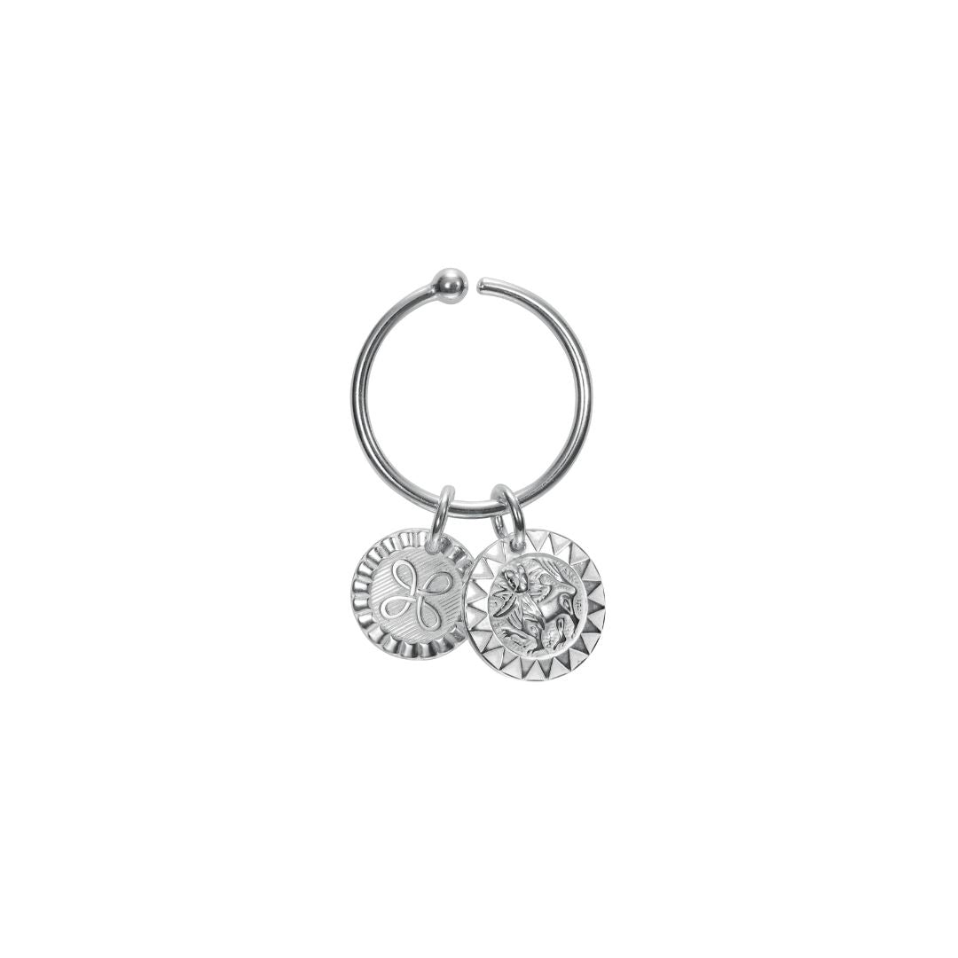 Kalevala Amuletti Aurinkoleijona hela, hopea, Kalevala Originals