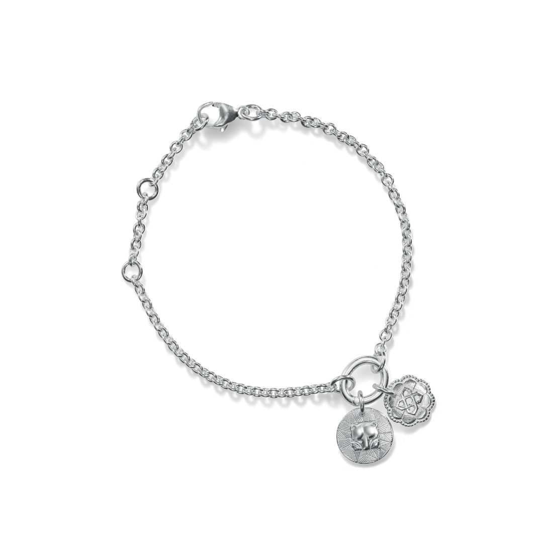 Kalevala Amuletti Osmansolmu hela, hopea, Kalevala Originals