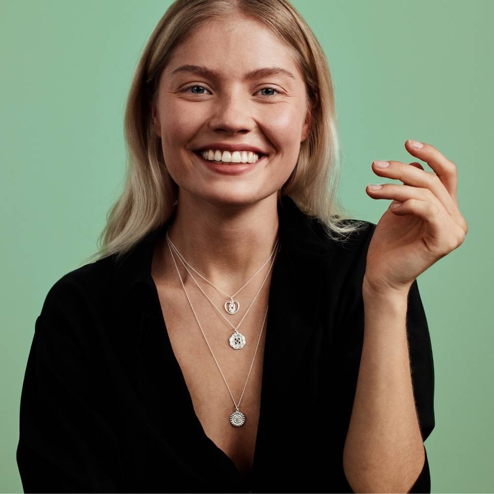 Kalevala Amulet Pendant Teljä Maiden Silver