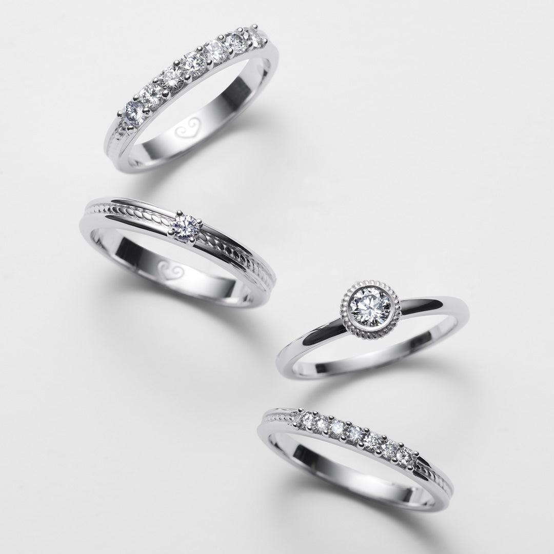 Kalevala Beloved Ring, 14K white gold, 0,25ct, Kalevala Love, 541000002D