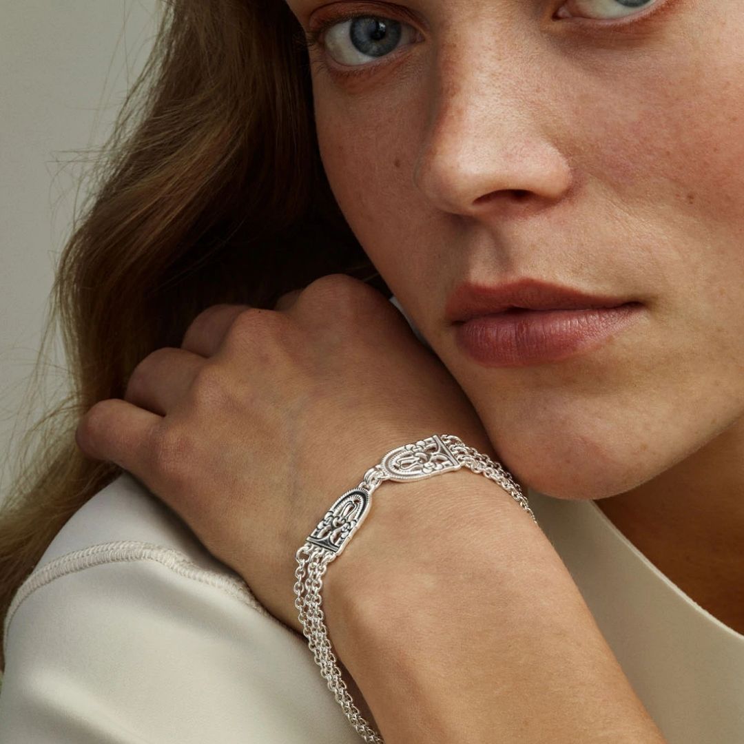 Kalevala Paratiisi rannekoru, hopea, säädettävä, Kalevala Originals