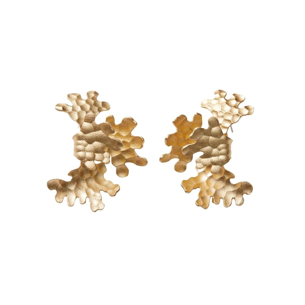 Kalevala Tundra Earrings, bronze Art by Kalevala