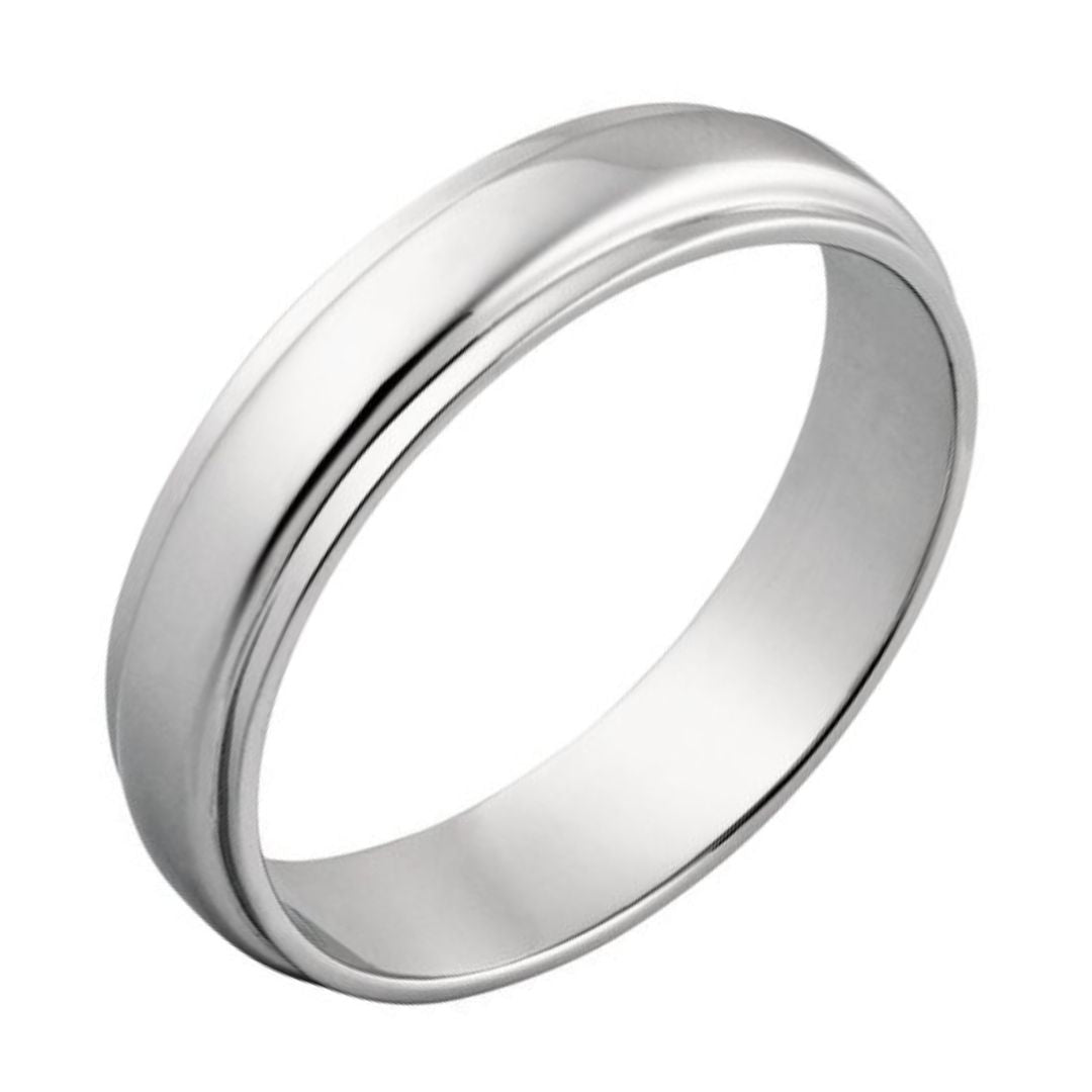 Kalevala Vaasan sormus 5mm, valkokulta, Kalevala Originals