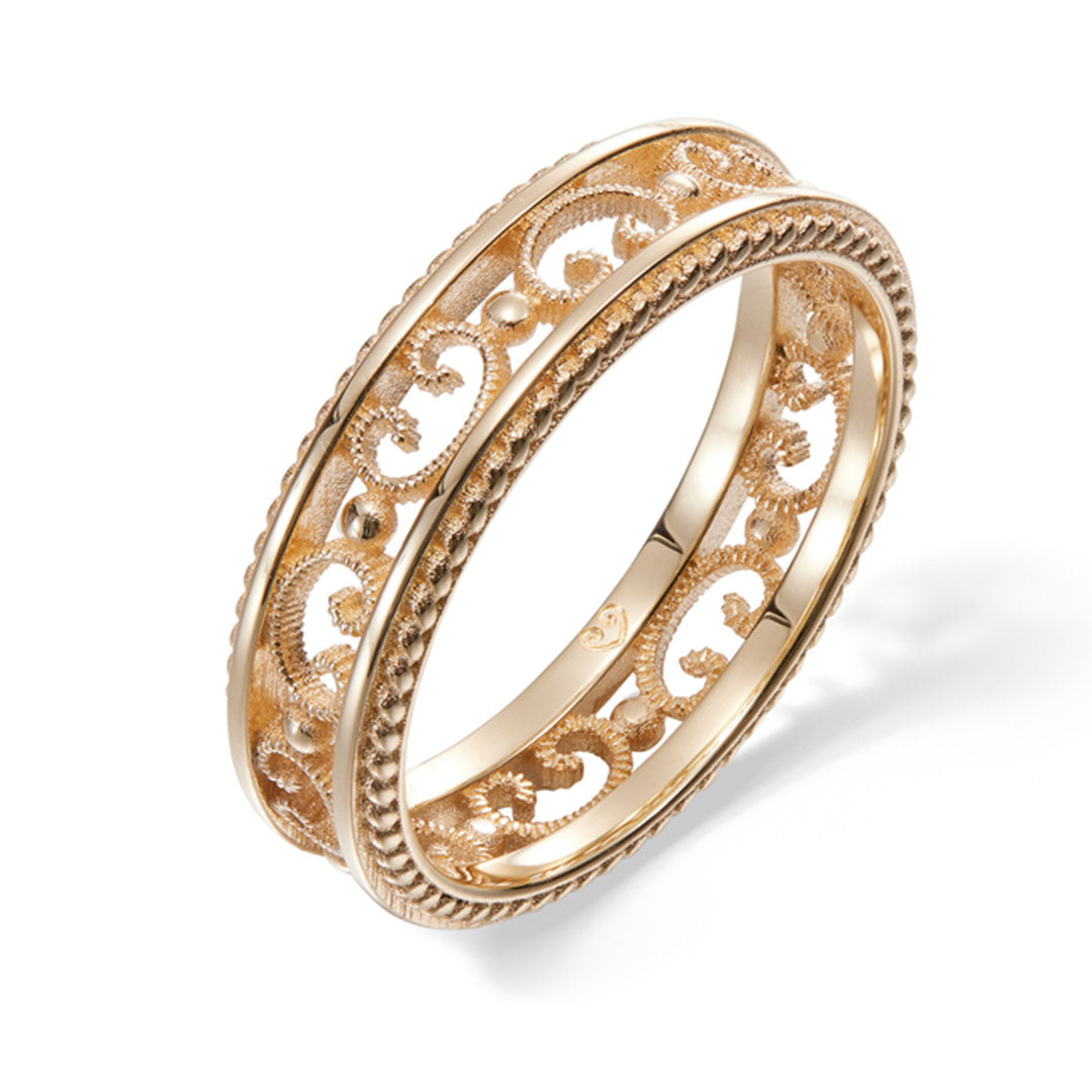 Kalevala Filigraani sormus, 14K keltakulta, Kalevala Love, 141000500