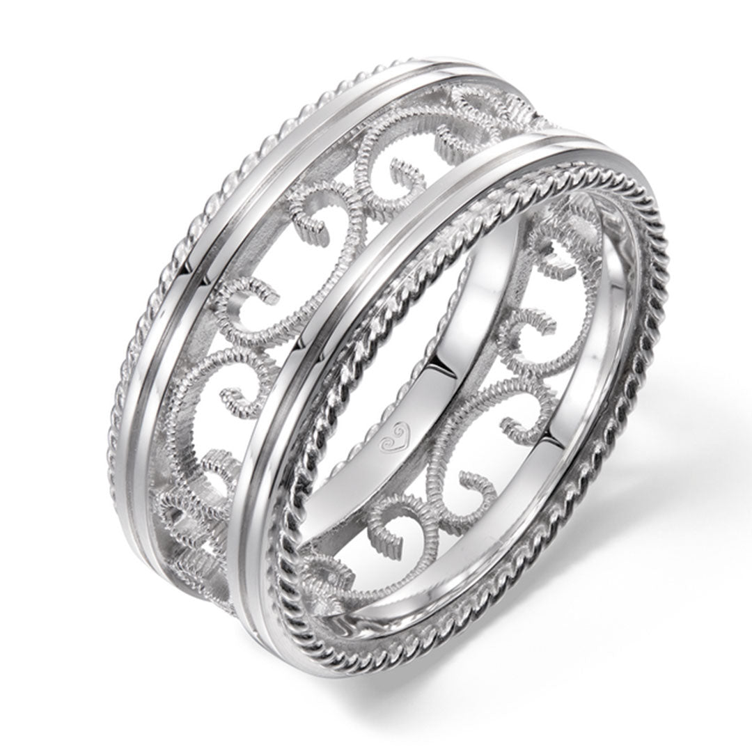 Kalevala Filigraani sormus, 14K valkokulta, Kalevala Love, 541000502