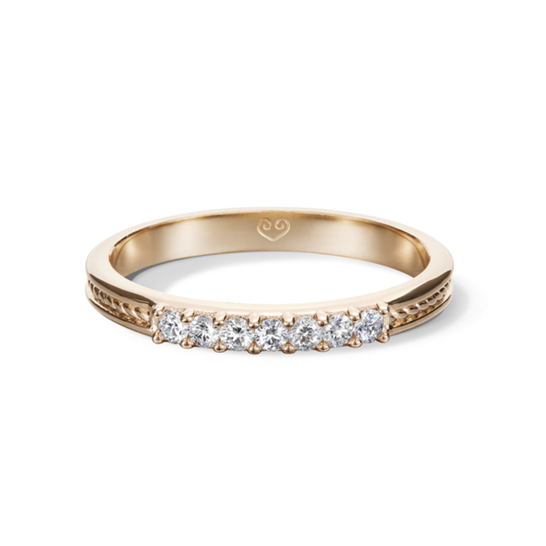 Kalevala Ikiaikainen sormus, 14K keltakultaa, 0,14ct, Kalevala Love, 141000112D