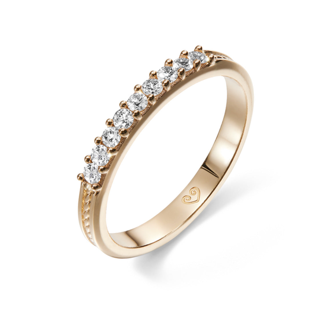 Kalevala Ikiaikainen sormus, 14K keltakultaa, 0,18ct, Kalevala Love, 141000113D