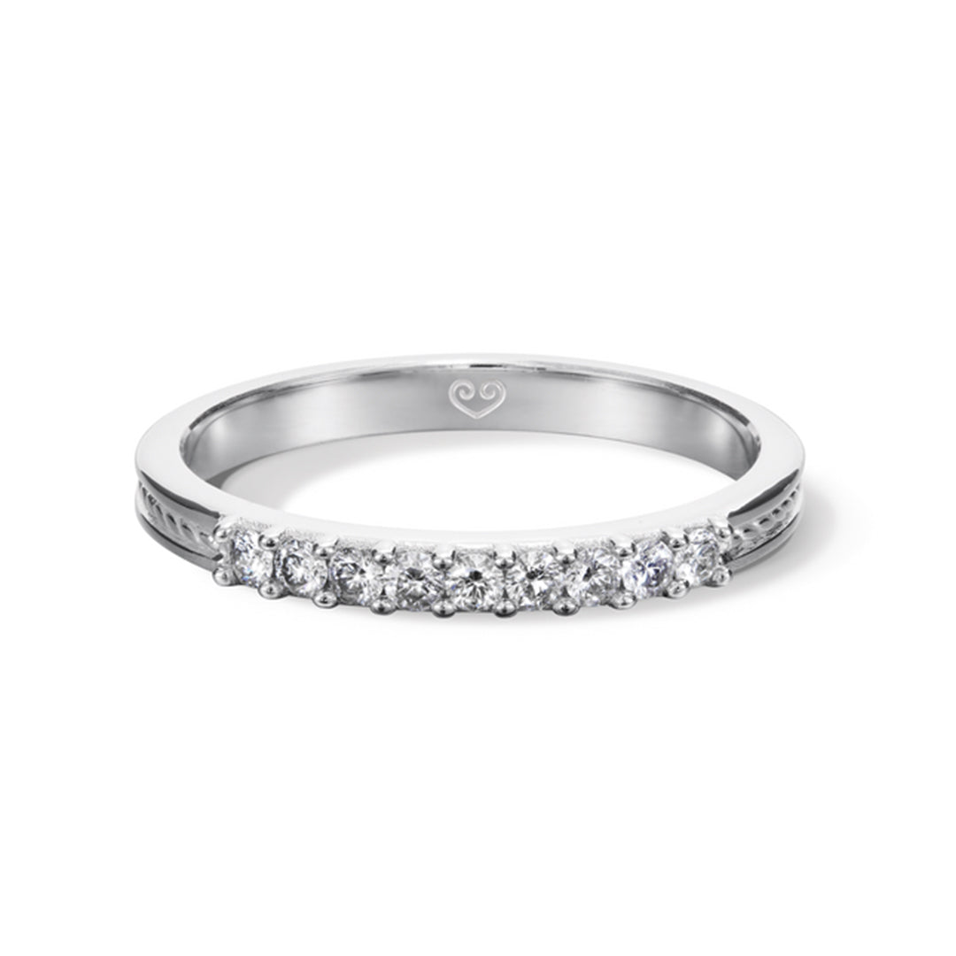 Kalevala Ikiaikainen sormus, 14K valkokultaa, 0,18ct, Kalevala Love, 541000113D