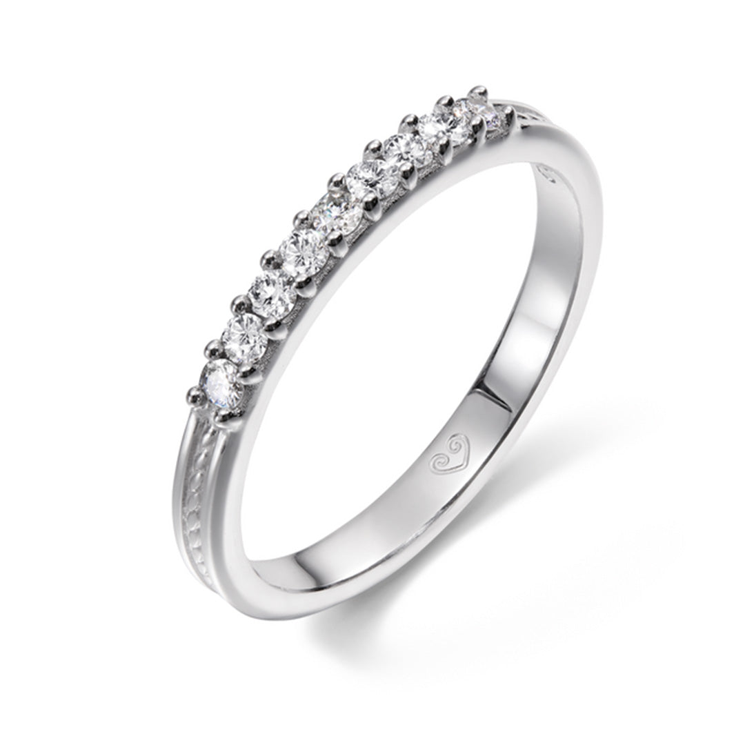 Kalevala Ikiaikainen sormus, 14K valkokultaa, 0,18ct, Kalevala Love, 541000113D