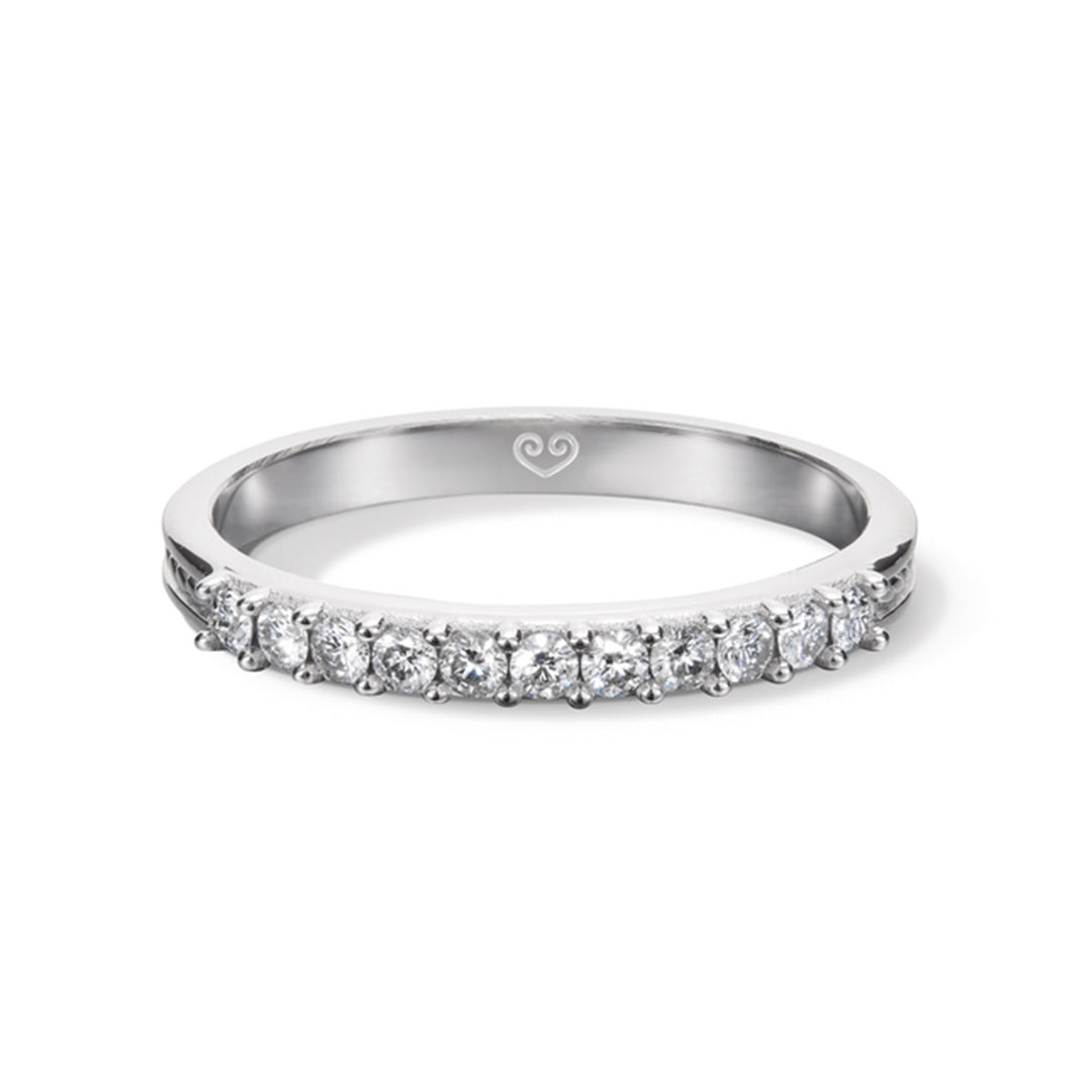 Kalevala Ikiaikainen sormus, 14K valkokultaa, 0,22ct, Kalevala Love, 541000114D
