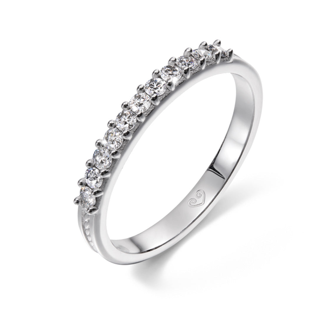 Kalevala Ikiaikainen sormus, 14K valkokultaa, 0,22ct, Kalevala Love, 541000114D