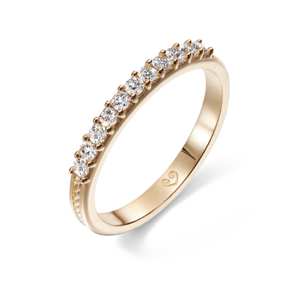 Kalevala Ikiaikainen sormus, 14K keltakultaa, 0,22ct, Kalevala Love, 141000114D