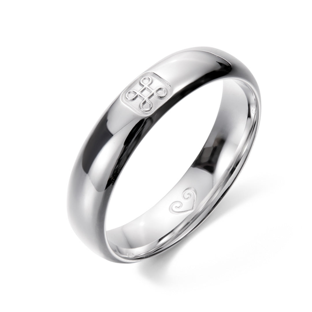 Kalevala Vaakuna sormus, 14K valkokultaa, Kalevala Love, 541000200