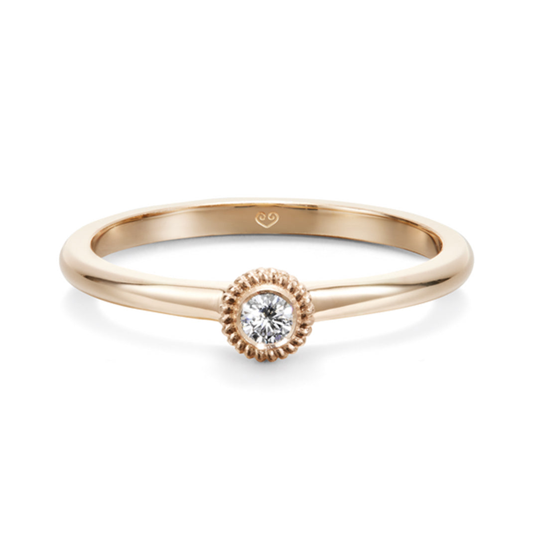 Kalevala Valittu sormus, 14K keltakultaa, 0,06ct, Kalevala Love, 141000001D