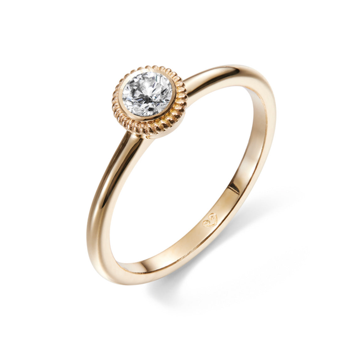 Kalevala Valittu sormus, 14K keltakultaa, 0,25ct, Kalevala Love, 141000002D