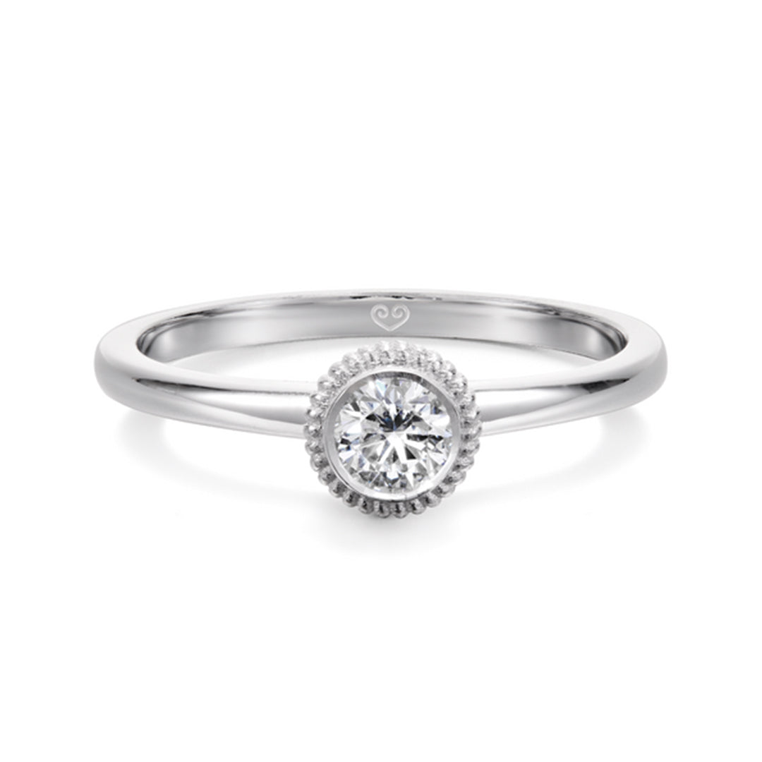 Kalevala Valittu sormus, 14K valkokultaa, 0,25ct, Kalevala Love, 541000002D