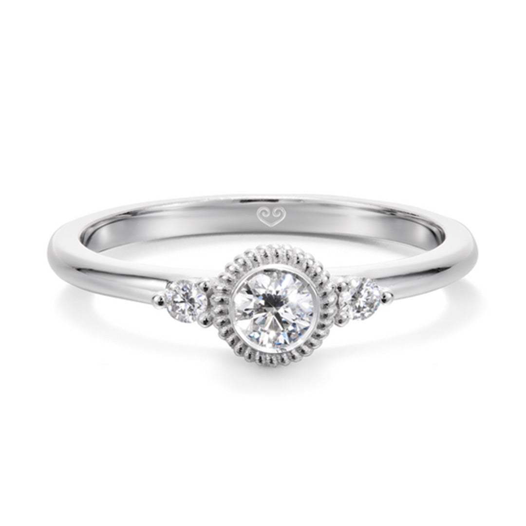 Kalevala Valittu sormus, 14K valkokultaa, 0,23ct, Kalevala Love, 541000003D