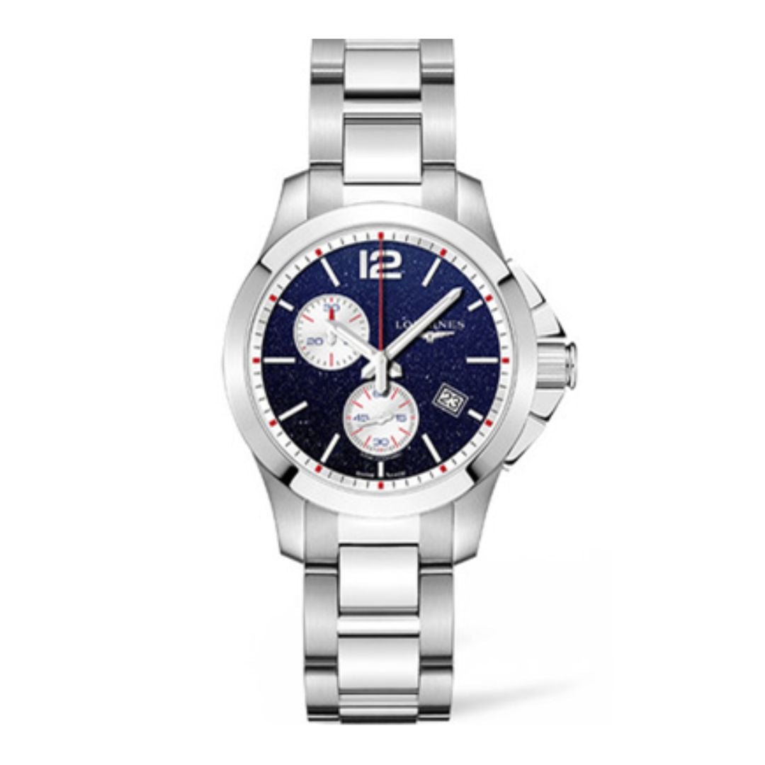 Longines Conquest Chronograph rannekello L33794986
