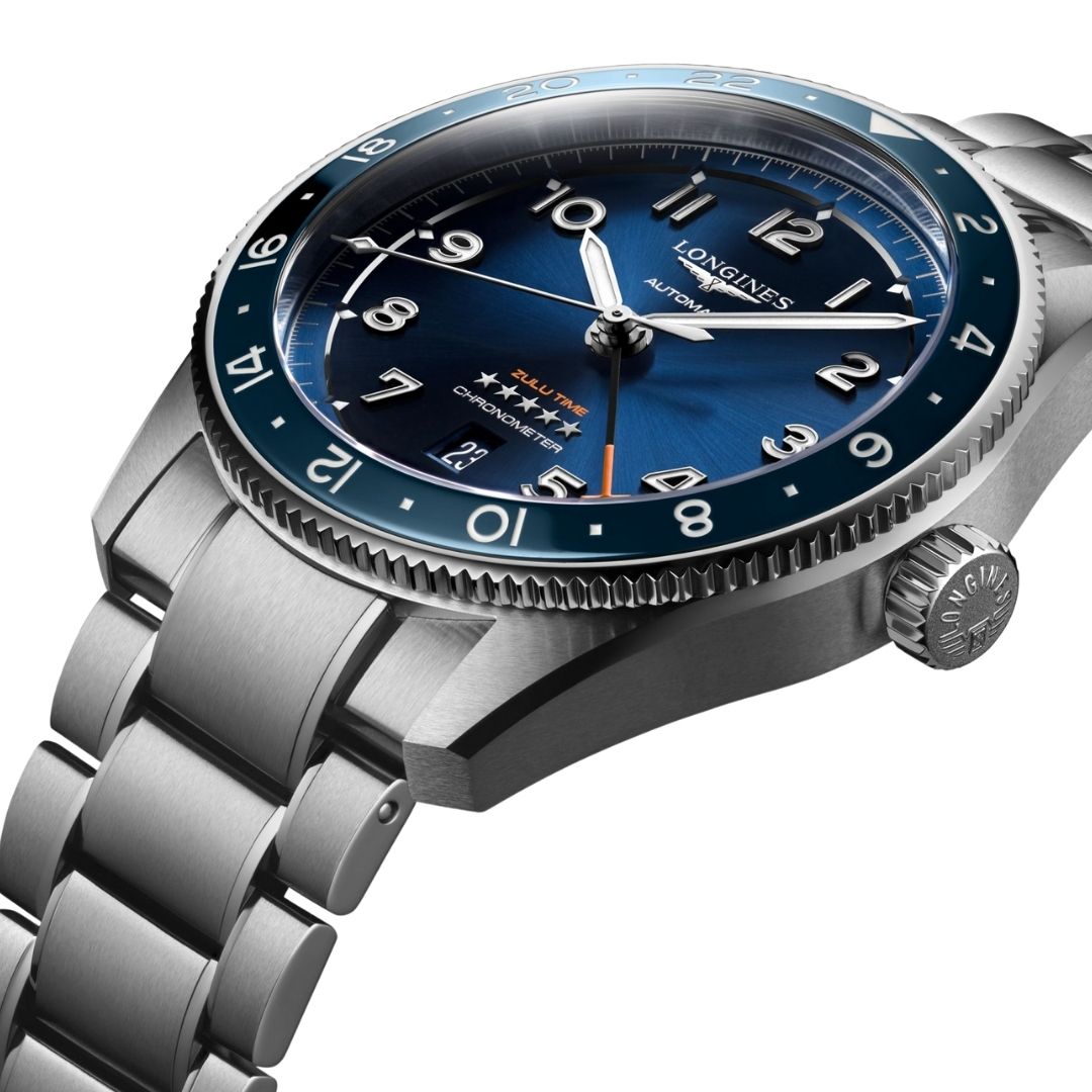 Longines Spirit Zulu Time rannekello L38124936