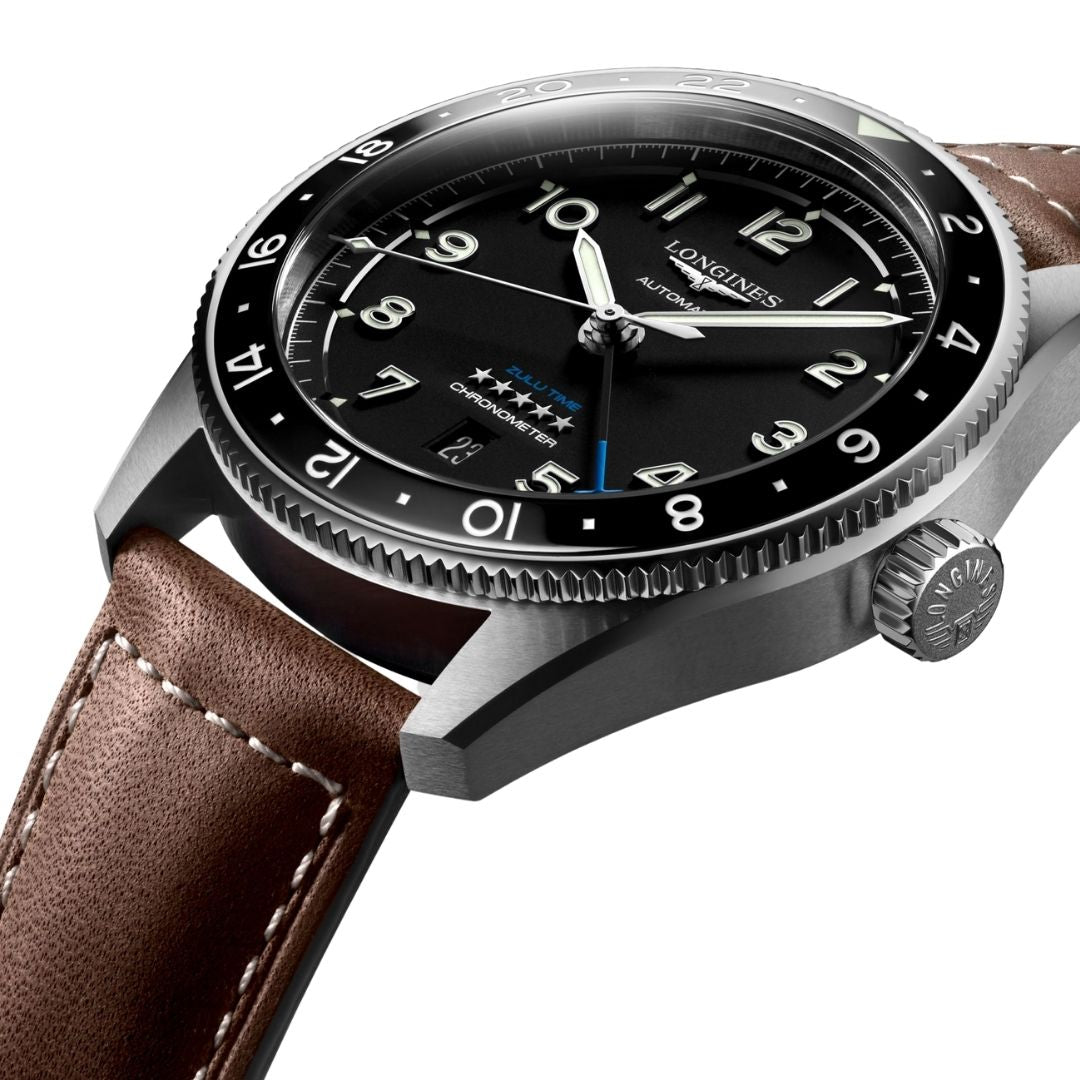 Longines Spirit Zulu Time rannekello L38124532