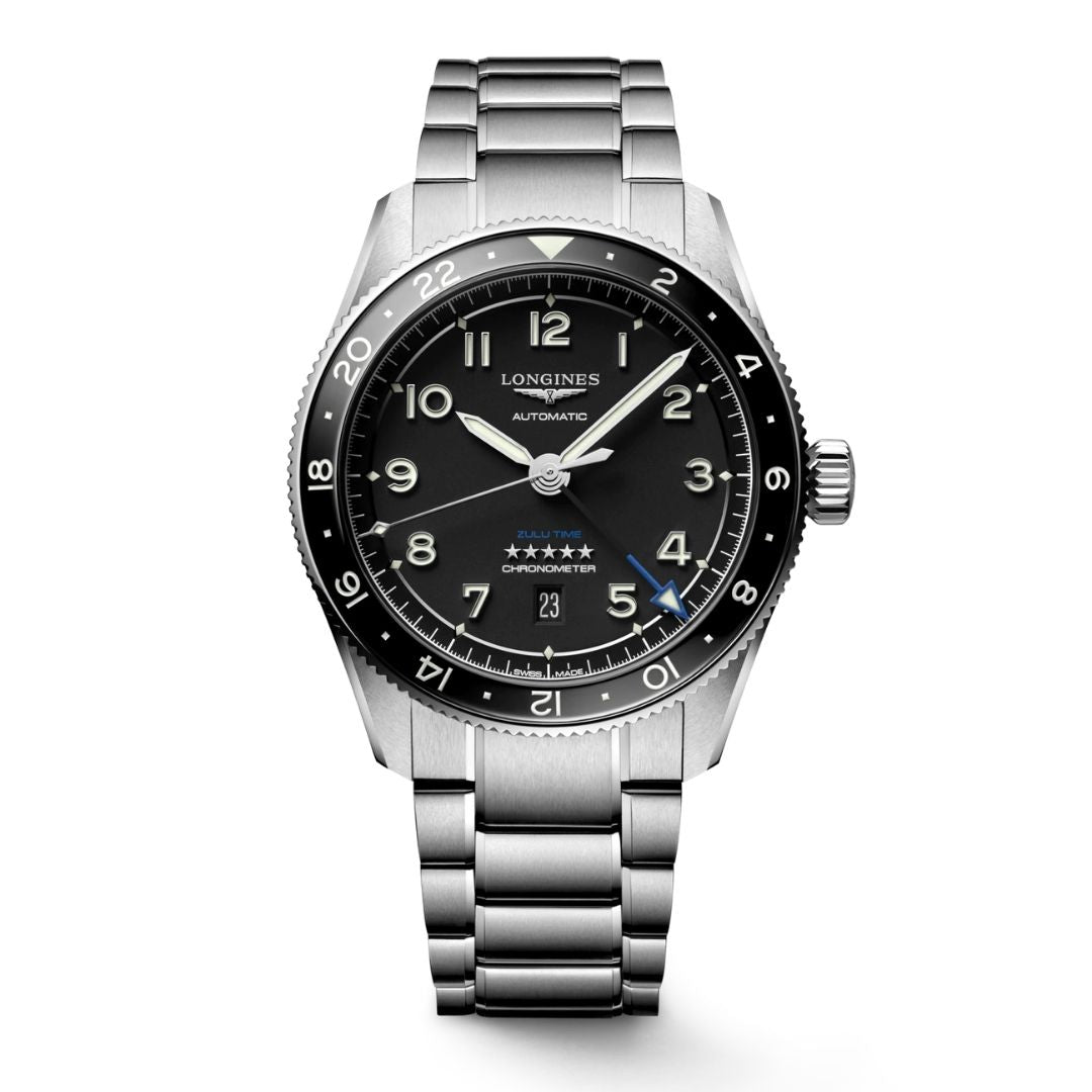 Longines Spirit Zulu Time rannekello L38124536