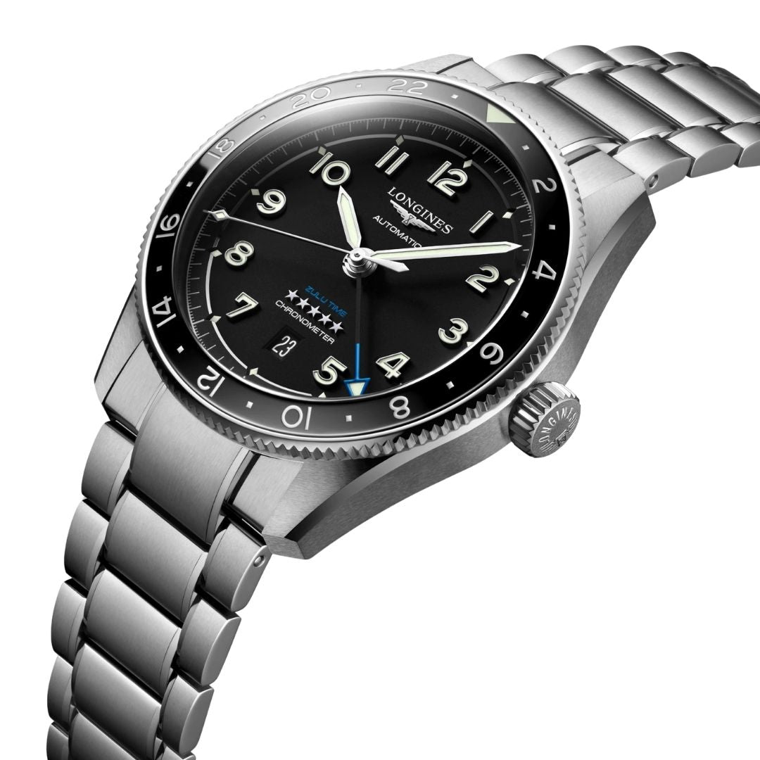 Longines Spirit Zulu Time rannekello L38124536