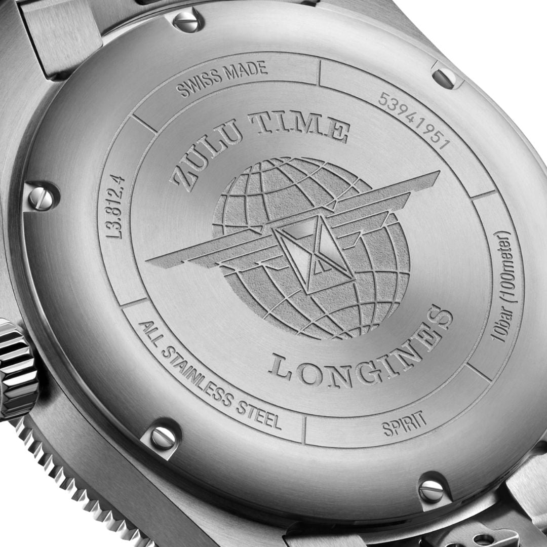 Longines Spirit Zulu Time rannekello L38124536