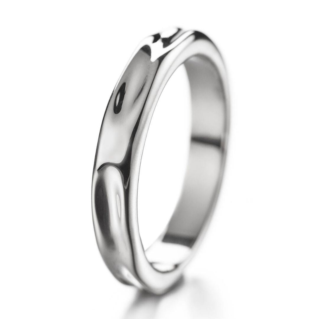 Lumoava Hunaja sormus 4,8 mm, valkokulta