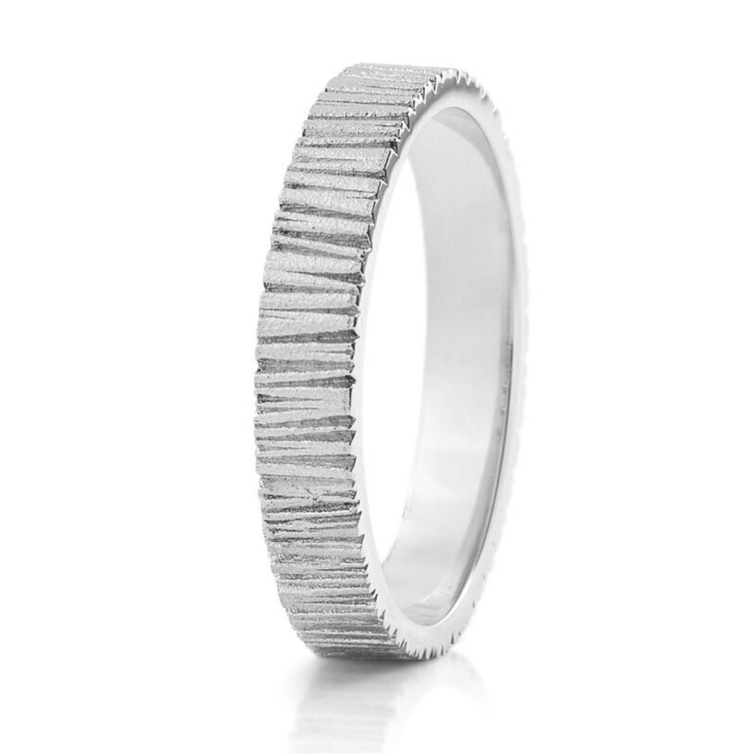 Lumoava Raita sormus 3,5 mm, hopea