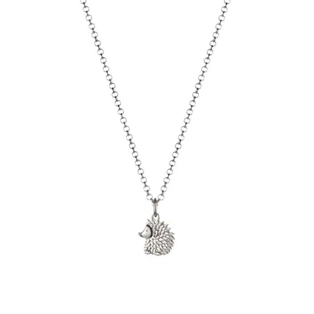 Lumoava Siili Sippura riipus, hopeaa