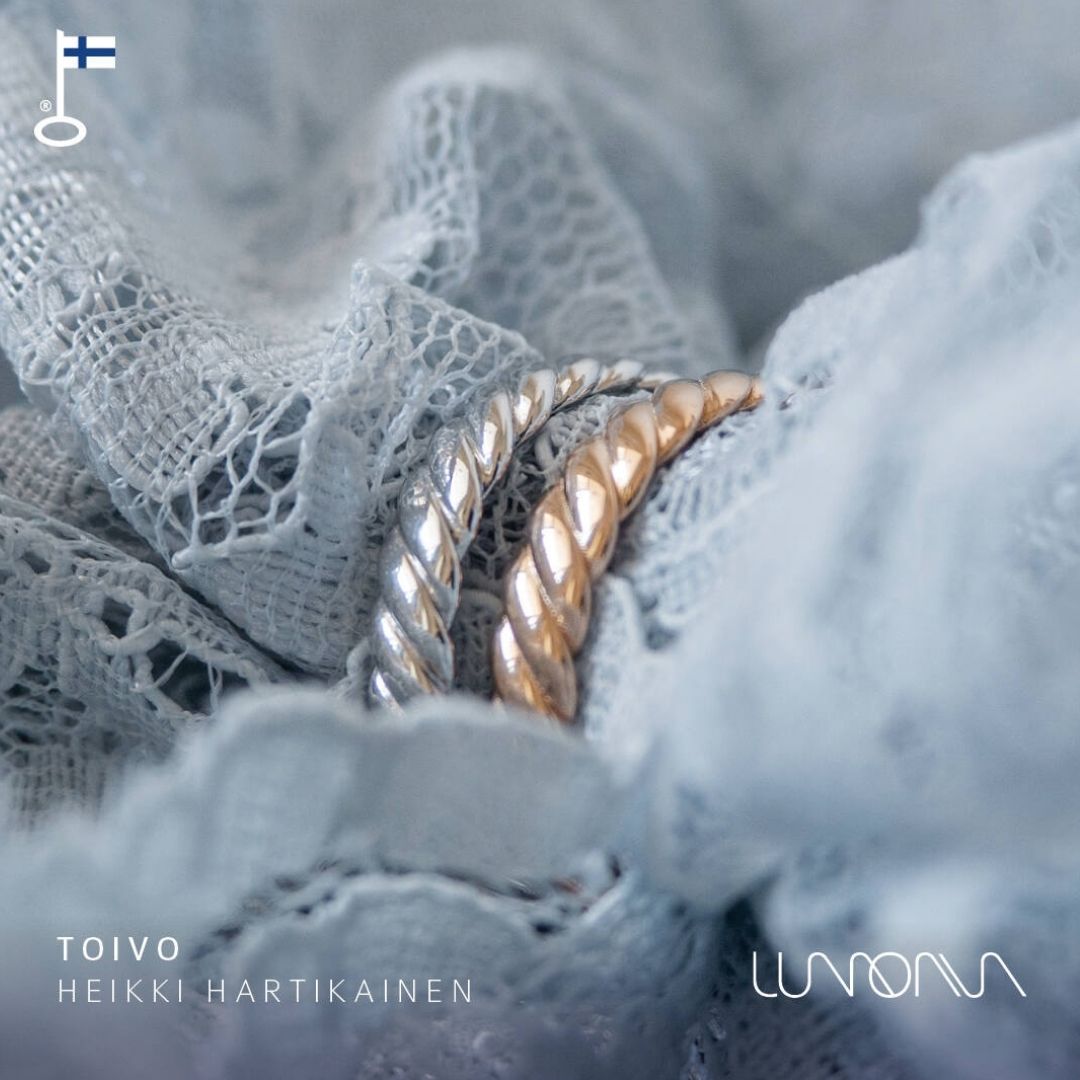 Lumoava Toivo sormus, keltakulta ja valkokulta