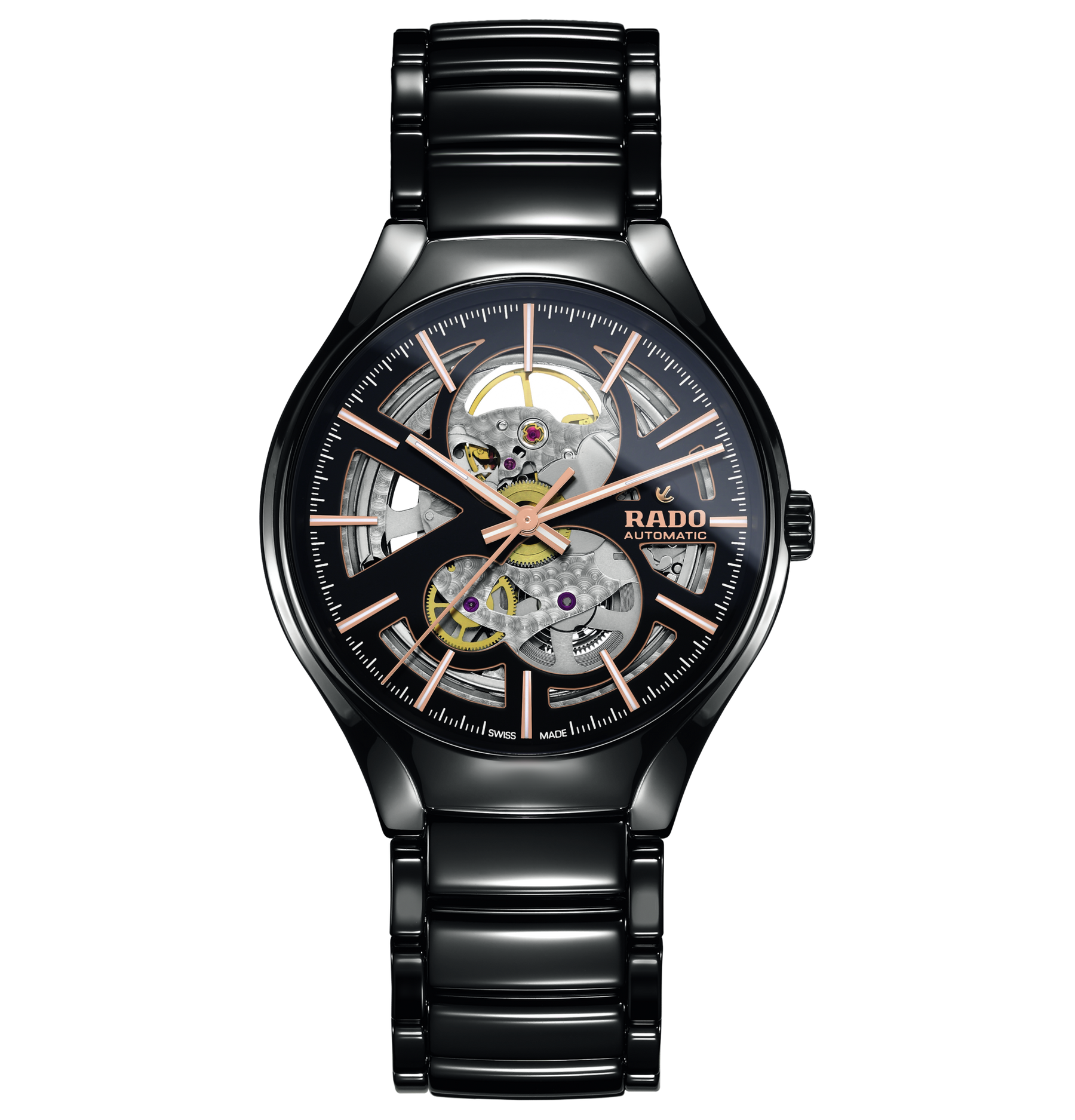 Rado True Automatic Open Heart R27100162, miesten rannekello - Rado - Laatukoru