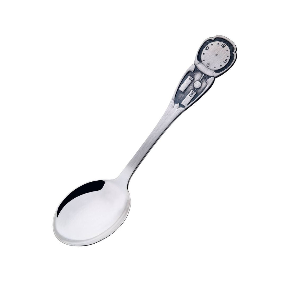 Saurum kummilusikka kelloaiheella, hopeaa, 113032000