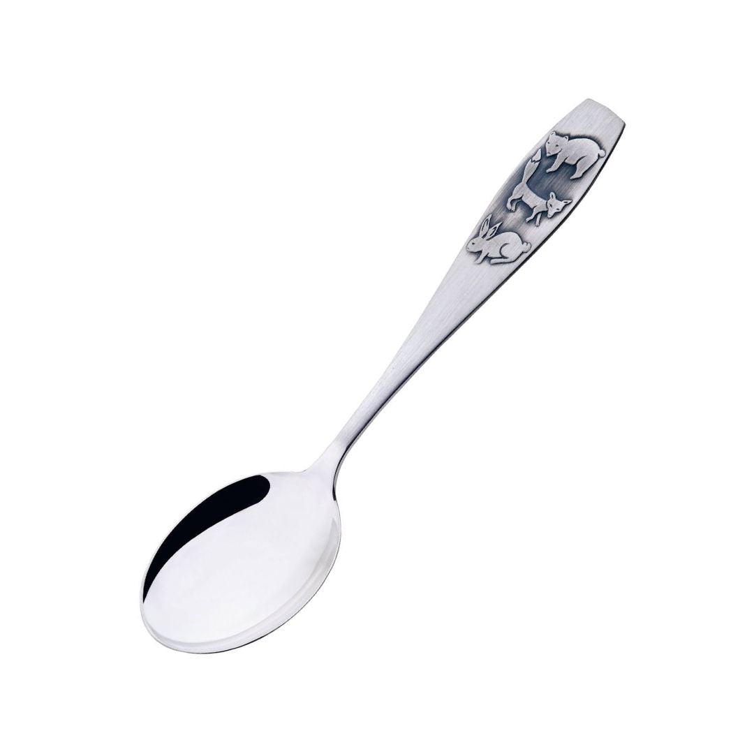 Saurum kummilusikka, metsäneläimet, hopeaa, 412200000