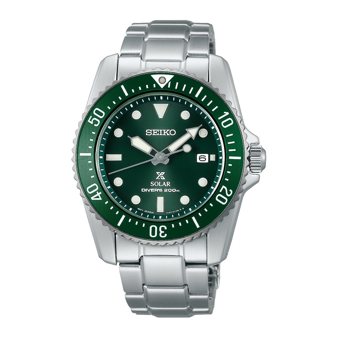 Seiko Prospex Compact Solar Scuba Diver SNE583P1, rannekello