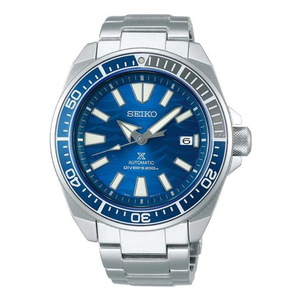 Seiko Prospex Save the Ocean Samurai Great White Shark Automatic SRPD23K1 rannekello - Seiko - Laatukoru