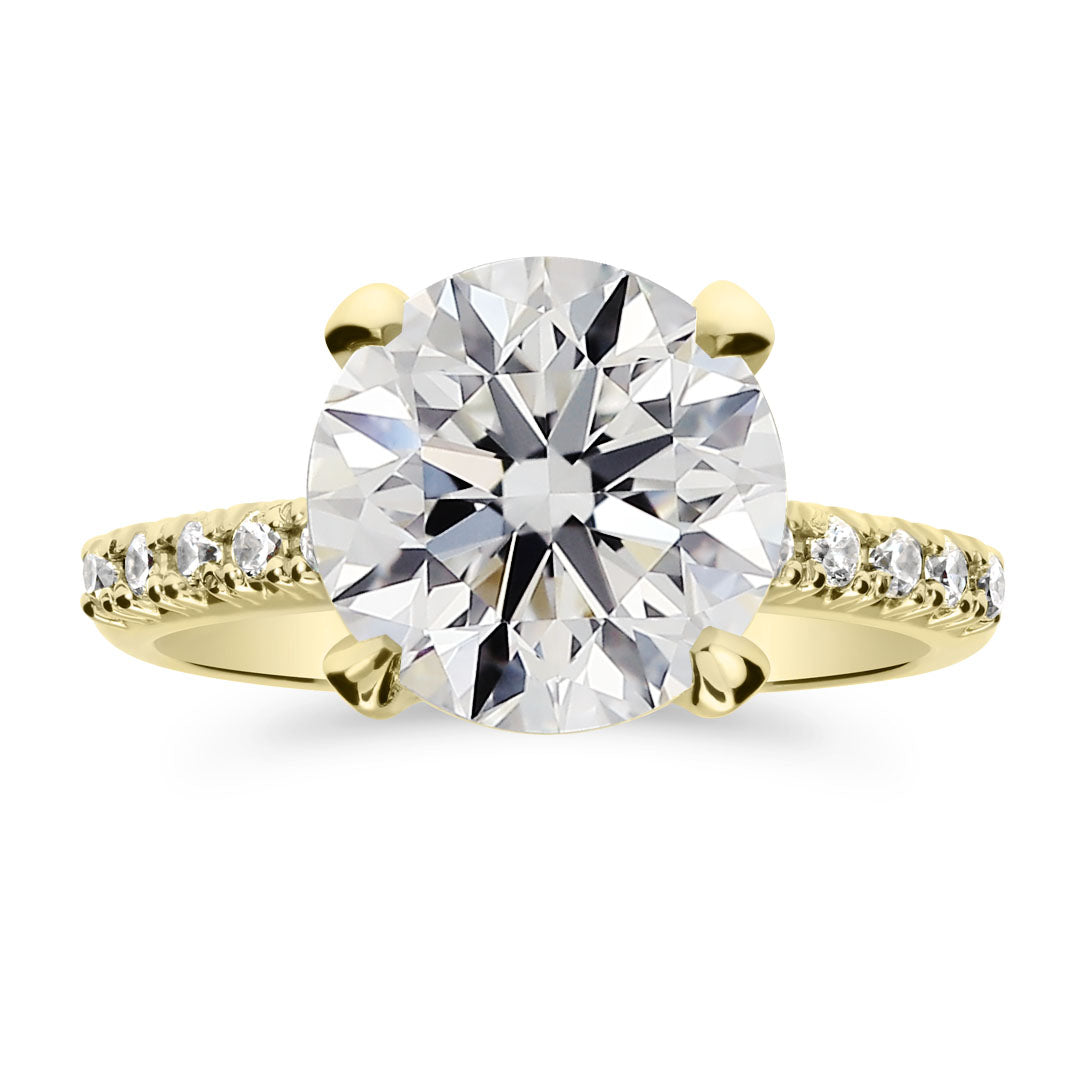 Silván Charlotte timanttisormus 3,22ct, 14K keltakultaa, Silván vihkisormukset